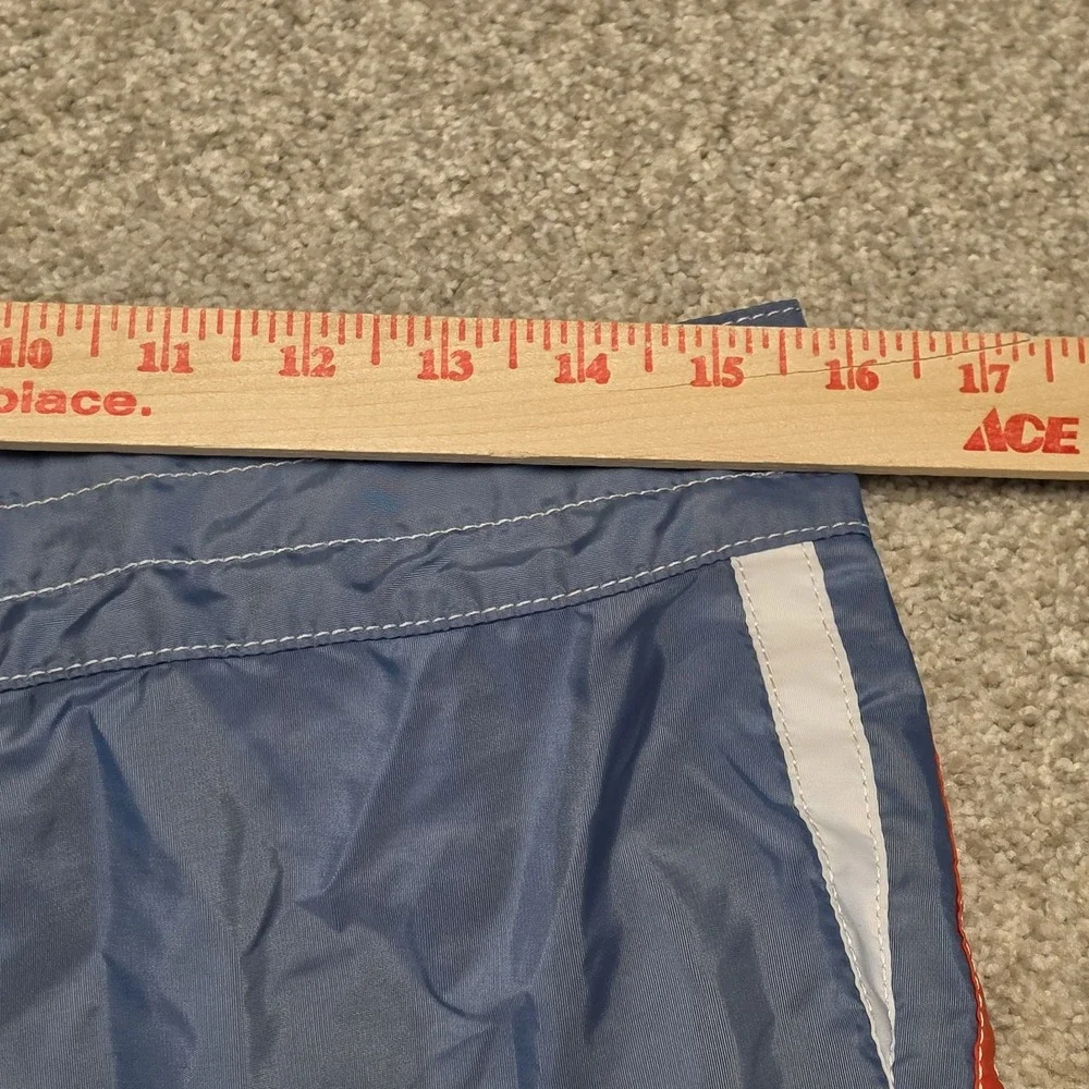 Birdwell Beach Britches 311 Board Shorts Mens 31 Blue Red White USA Made Surf